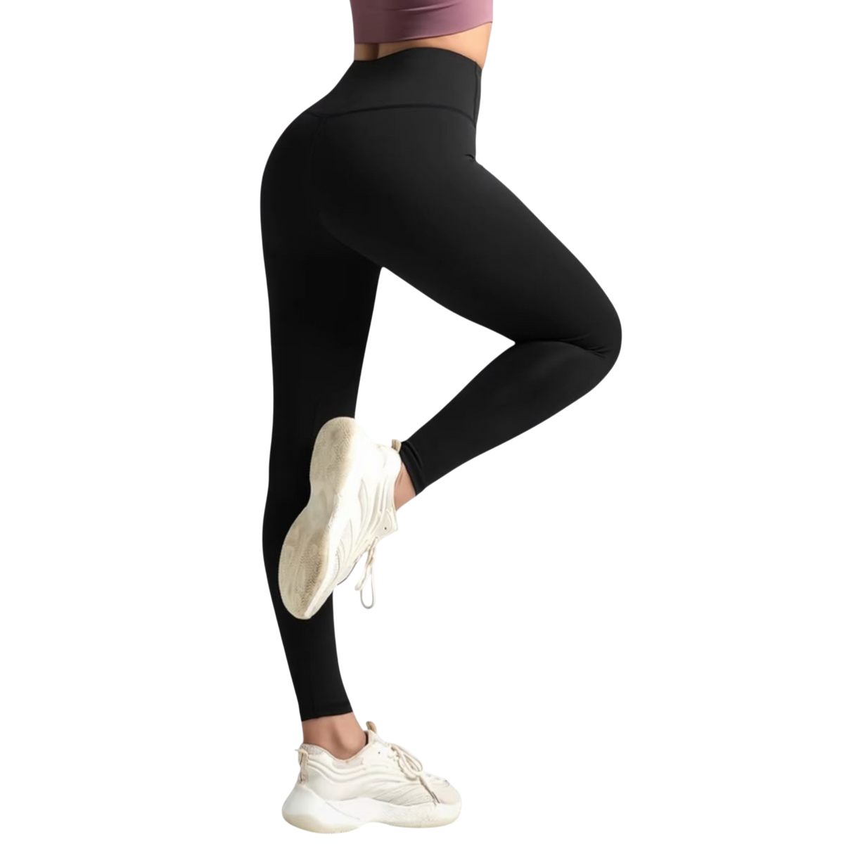 Leggins deportivos negros entubados de My Store 2, ropa deportiva ajustada y cómoda para entrenamiento.