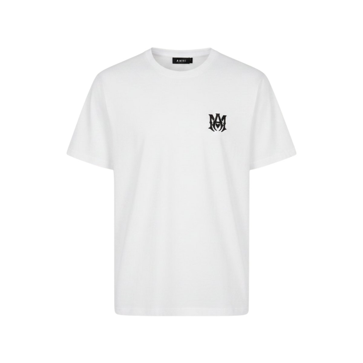 Playera premium AMIRI Blanca con diseño de ángel en la espalda, estilo moderno y elegante, de la marca Selah Boutique.