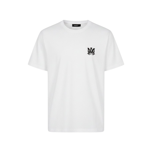 Playera premium AMIRI Blanca con diseño de ángel en la espalda, estilo moderno y elegante, de la marca Selah Boutique.