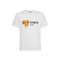 Playera premium Los Angeles Dubai Corazón Naranja de Selah Boutique, con diseño de corazón naranja en tela suave y moderna.