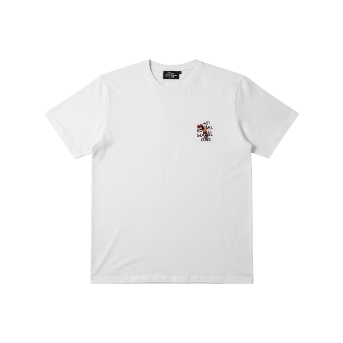 Playera premium Antisocial Blanca con logo en la espalda de los Lakers, talla XL, diseñada por Selah Boutique.