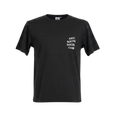 Camisa negra de Playeras Premium Anti Social con letras de colores, diseño moderno y estilo casual de la marca Selah Boutique.