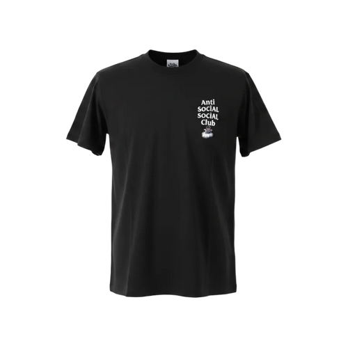 Playera premium Antisocial Club Negra XL de Selah Boutique con diseño de dragón en color negro y letras resaltadas.