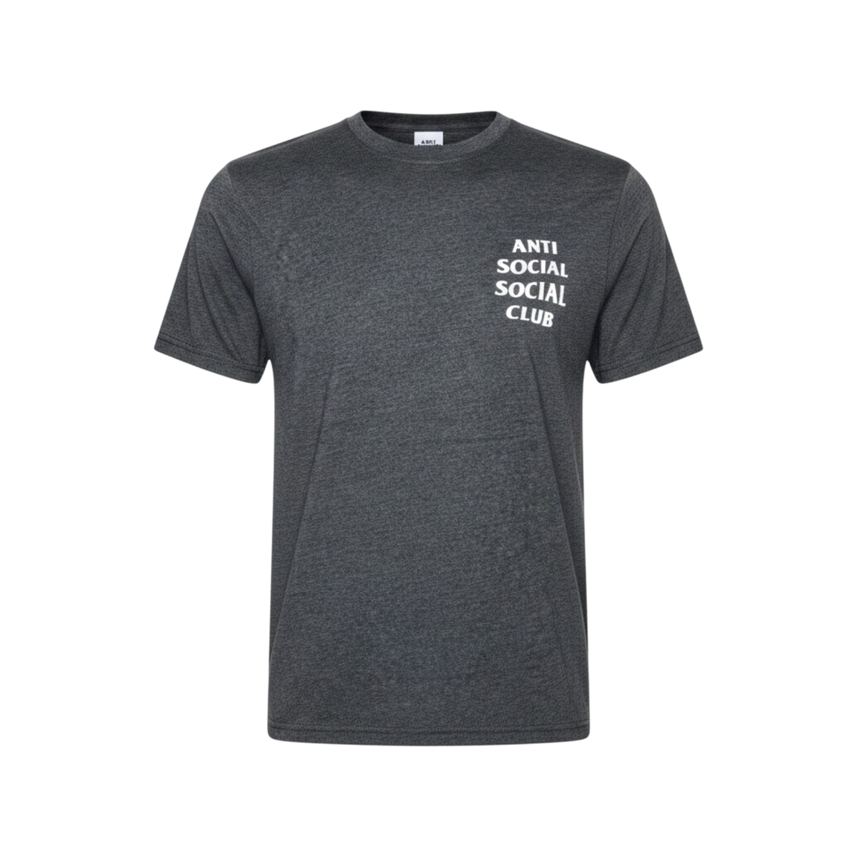 Playera gris Oxford Anti Social de la marca Selah Boutique, camiseta premium con estilo casual y moderno.