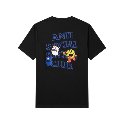 Playera premium negra antisocial con fantasmas de colores en la espalda, diseñada por Selah Boutique.
