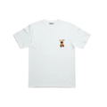 Playera blanca de la marca Selah Boutique, modelo Angels G, de estilo premium, con diseño simple y elegante sobre fondo blanco.