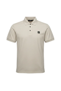 PLAYERA HUGO BOSS BEIGE LOGO NEGRO