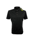 Playera negra Hugo Boss con botones plateados, de la colección Playeras G5, diseñada por My Store 2.