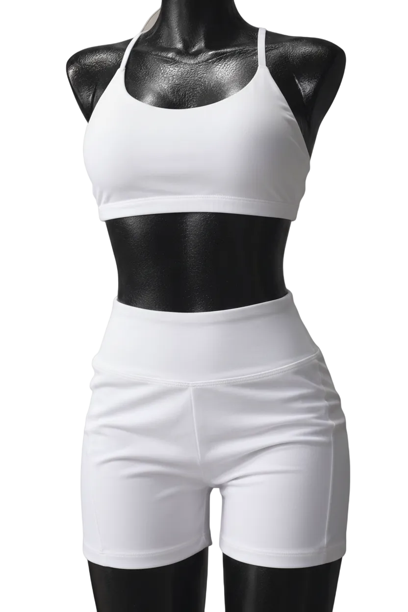 CONJUNTO SHORT + TOP CRUZADO