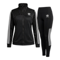 Conjunto completo de ropa deportiva Adidas negro de Selah Boutique, pantalones y top a juego para entrenamiento.