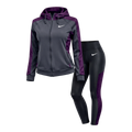 Conjunto de pantalones deportivos Nike gris de My Store 2, incluye pantalones y sudadera a juego, ropa deportiva cómoda y moderna.