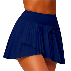 FALDA PLISADA DEPORTIVA CON SHORT Y BOLSILLO