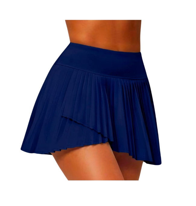 FALDA PLISADA DEPORTIVA CON SHORT Y BOLSILLO