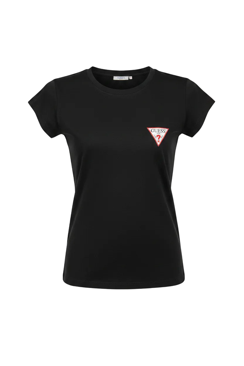 GUESS NEGRA LOGO PEQUEÑO MUJER M