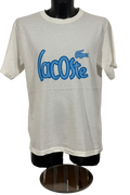 LACOSTE BLANCA LOGO AZUL XL