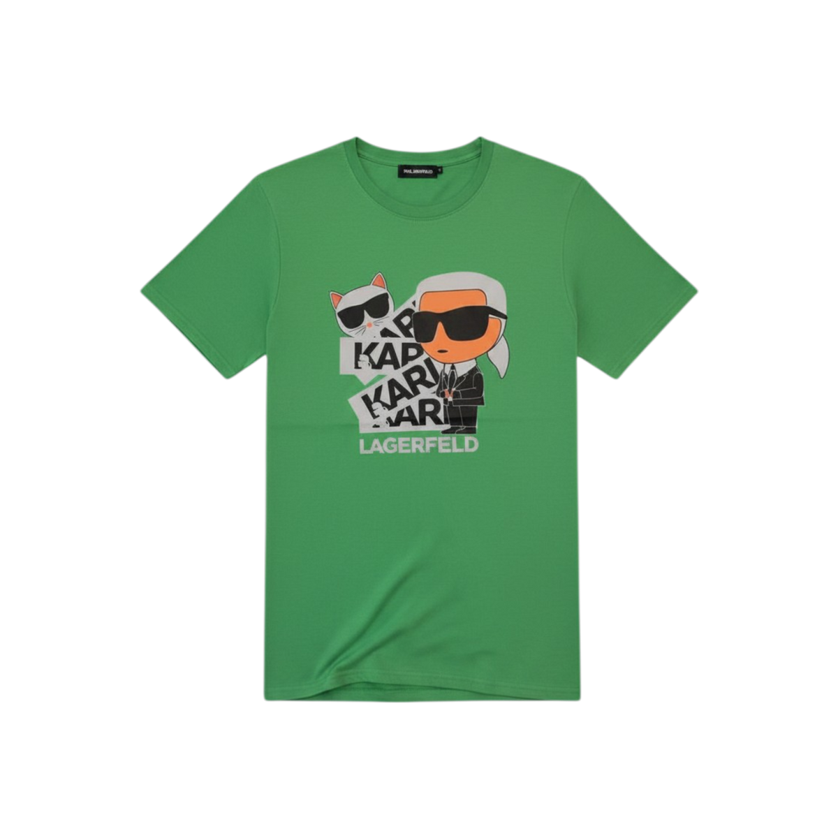 Playera premium Lagerfeld Verde G de la marca Selah Boutique, diseño elegante y moderno en color verde.