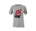 Playera premium Nike gris en talla XL, vista frontal con detalles de diseño y logotipo en la parte superior.