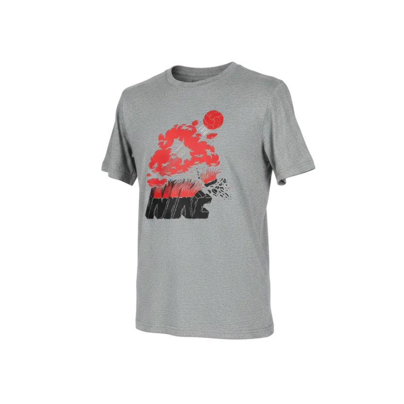 Playera premium Nike gris G de la marca Selah Boutique, vista frontal en color gris con detalles de diseño.