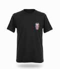 Playera premium negra con diseño de Elmo en tamaño XL de la marca Selah Boutique.