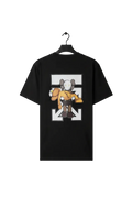 OFF WHITE NEGRA CON LOGO DE ELMO NARANJA XL