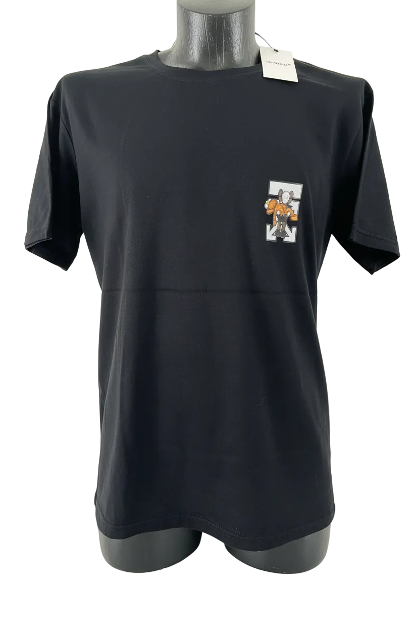 OFF WHITE NEGRA CON LOGO DE ELMO NARANJA XL