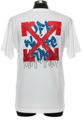 OFF WHITE BLANCA LOGO TRASERO ROJO G