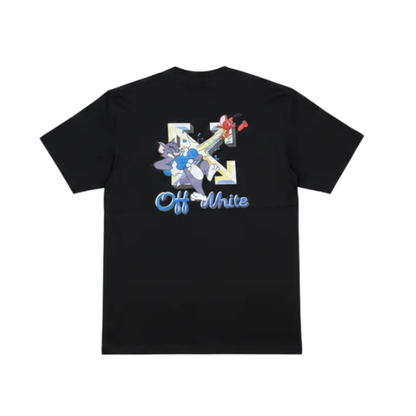 Playera premium negra Off White G de Selah Boutique, diseño moderno y estilo urbano para mujer.