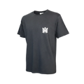 Playera premium negra Off White G de Selah Boutique, vista frontal mostrando el diseño y el logo en la parte superior.