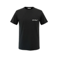 Playera premium negra OFF WHITE G de la marca Selah Boutique, vista frontal con diseño moderno y estilo urbano.