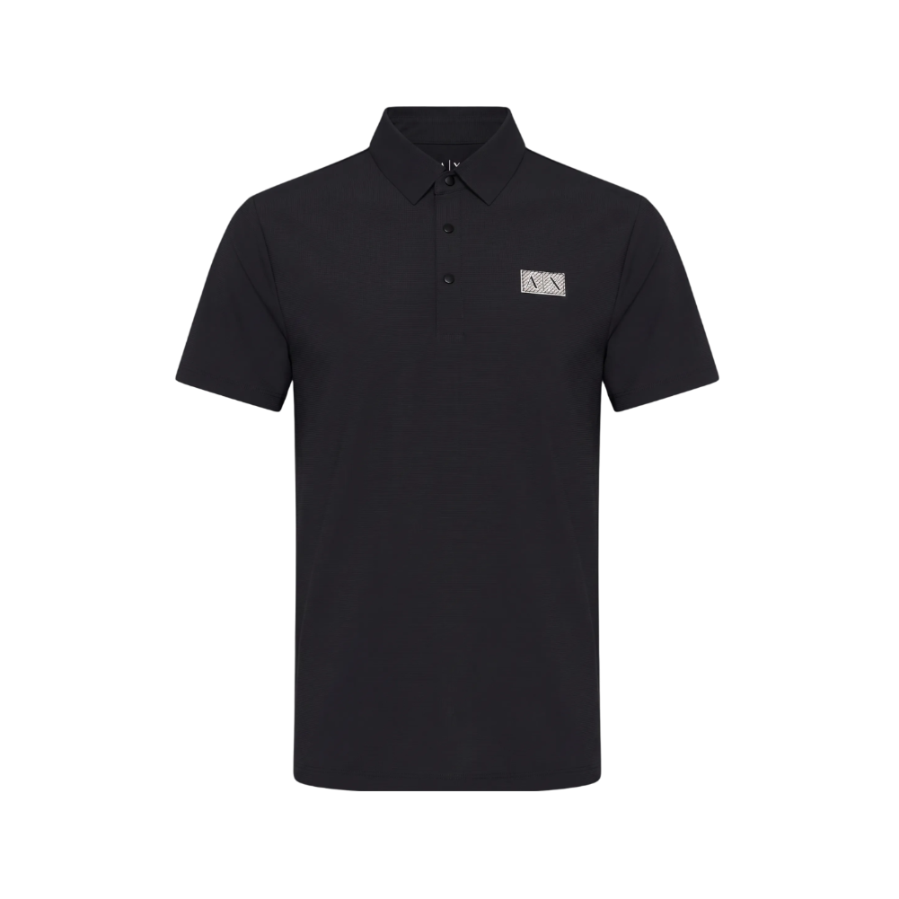PLAYERA ARMANI EXCHANGE TIPO POLO NEGRA  LISA
