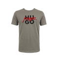 PLAYERA HUGO BOSS BORDADA CON LOGO IMPRESO GRIS