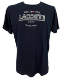 PLAYERA LACOSTE BORDADA  AZUL MARINO