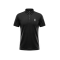 PLAYERA ON CLOUD TIPO POLO NEGRA  LISA