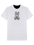 PLAYERA PSYCHO BUNNY BORDADA BLANCA