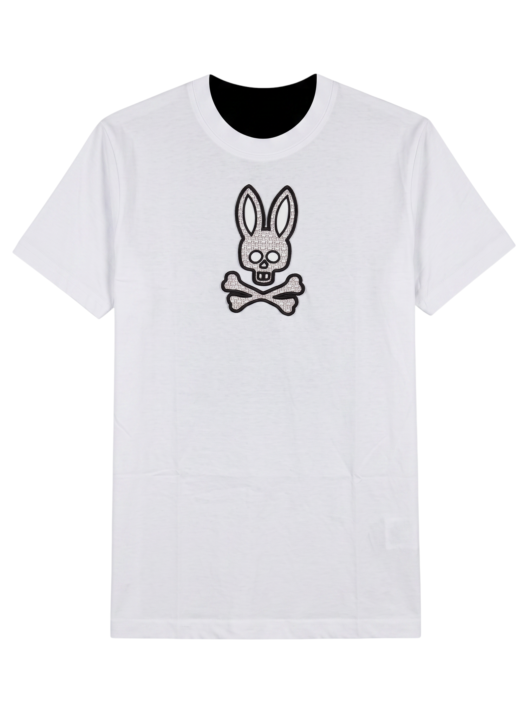 PLAYERA PSYCHO BUNNY BORDADA BLANCA