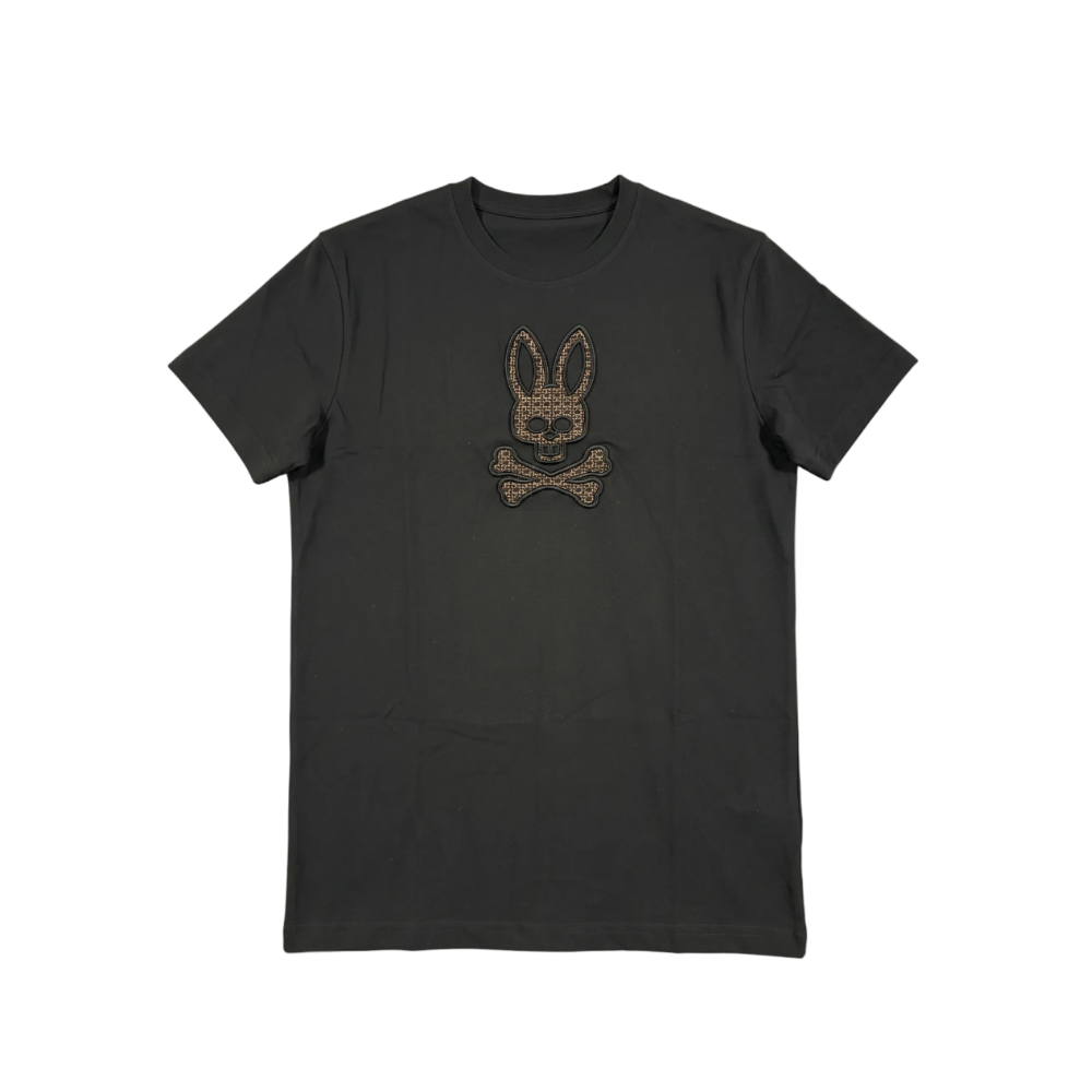 PLAYERA PSYCHO BUNNY BORDADA GRIS