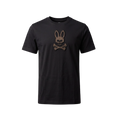 PLAYERA PSYCHO BUNNY BORDADA NEGRA