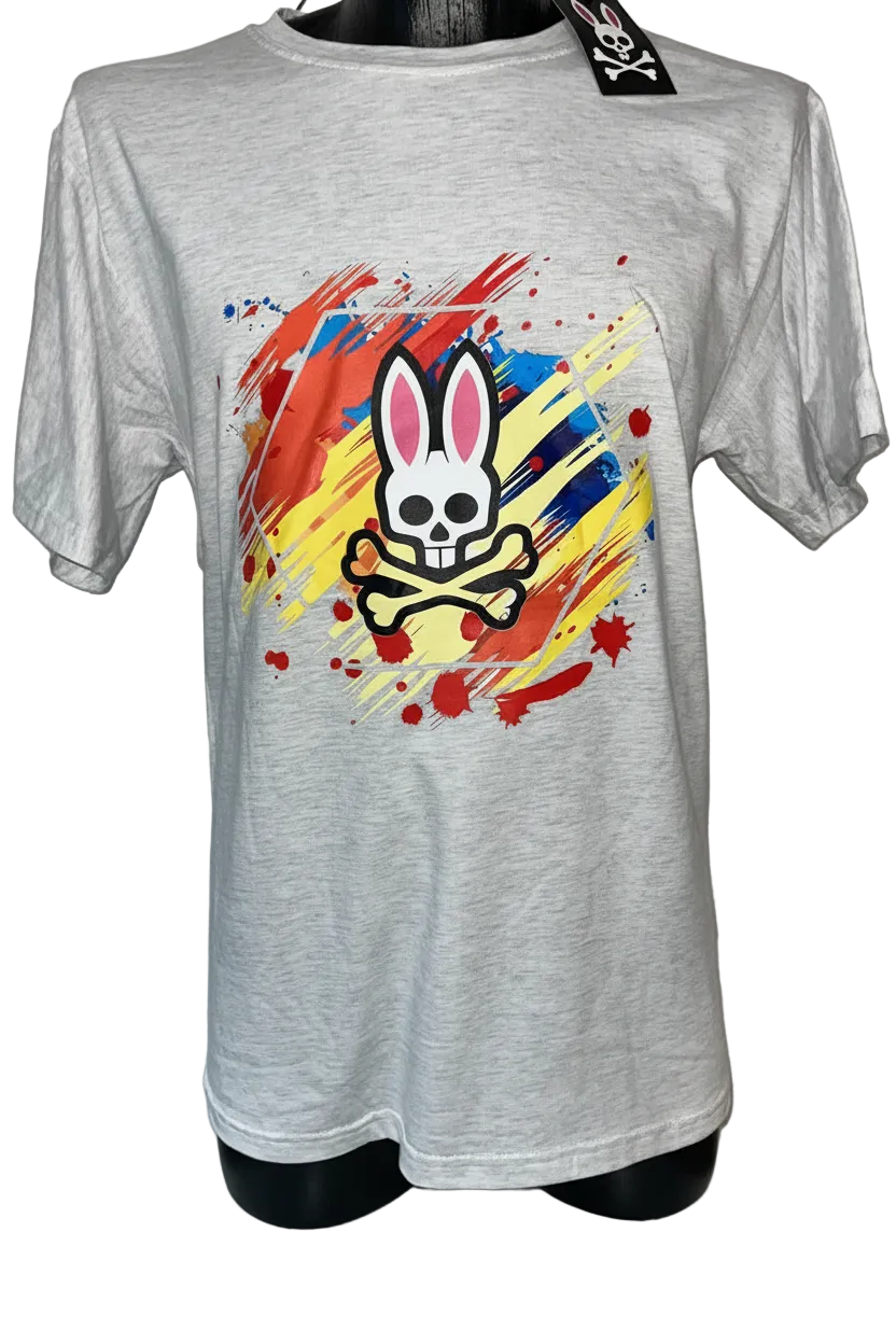 PSYCHO BUNNY BLANCA LOGO COLORES G