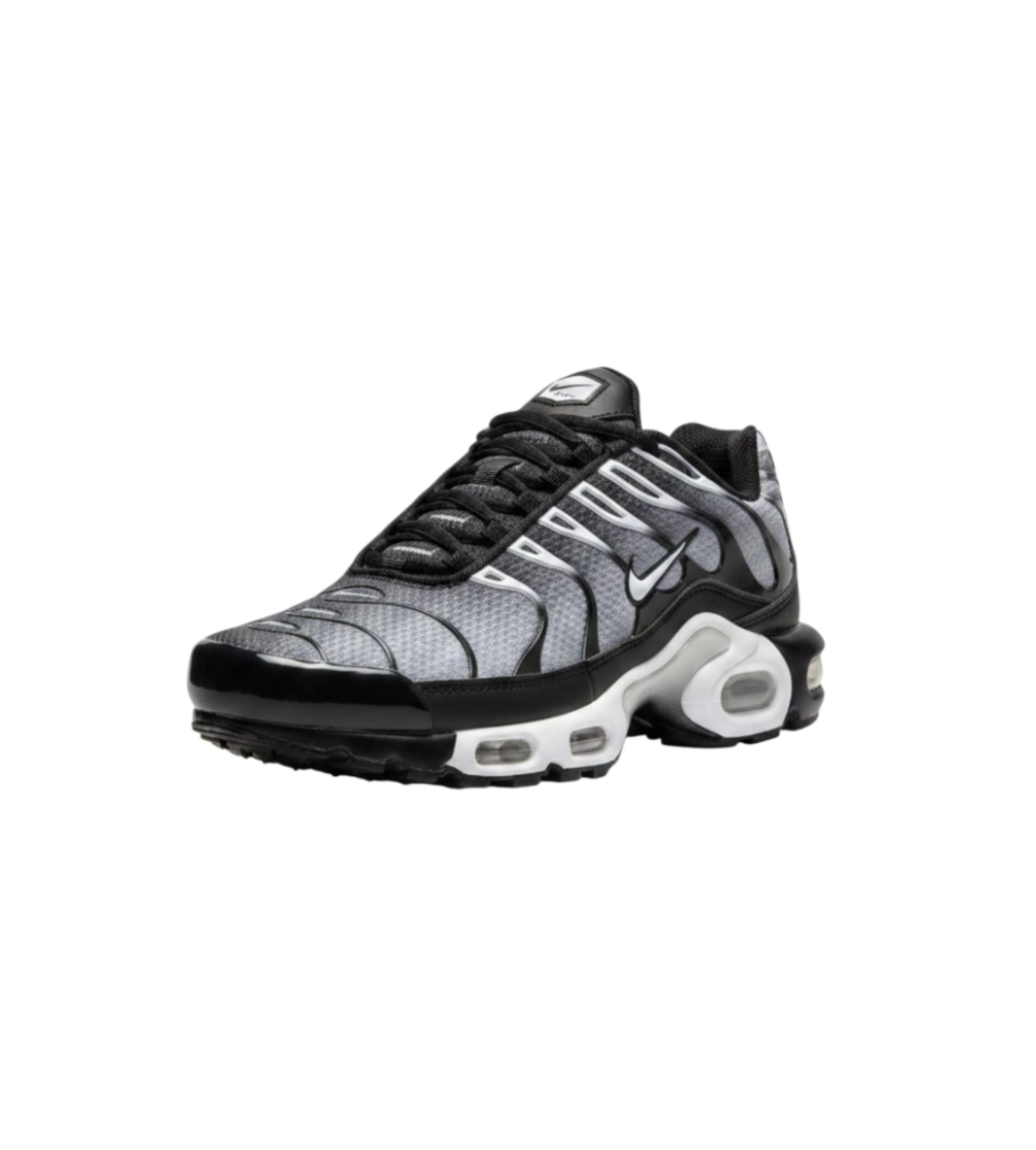 TENIS NIKE AIR MAX PLUS GRIS CON NEGRO