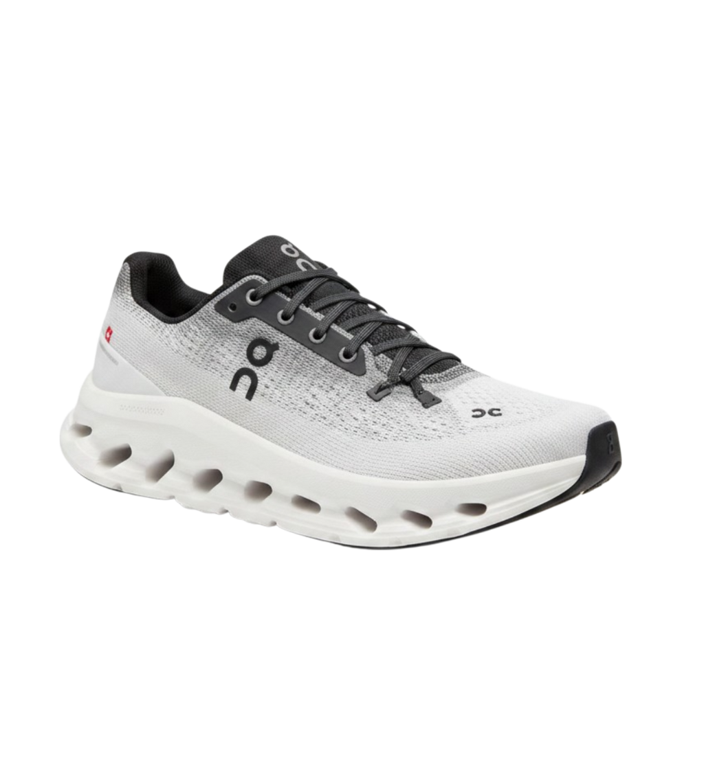 TENIS ON CLOUD GRIS CON NEGRO RUNNING