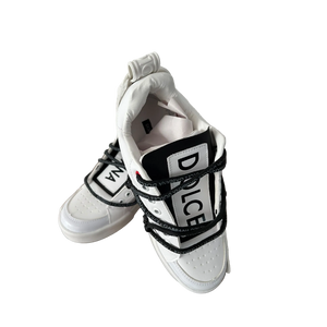 TENIS DOLCE GABBANA BLANCO / NEGRO