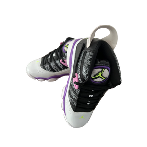 TENIS JORDAN FLIGHT NEGRO / MORADO