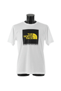THE NORT FACE BLANCA LOGO AMARILLO XL