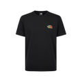 Playera premium The North Face negra con logo en amarillo y rojo, talla XL, de la marca Selah Boutique.