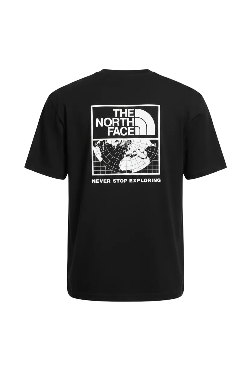 THE NORTFACE NEGRA CON LOGO EN COLOR BLANCO EN ESPALDA XL