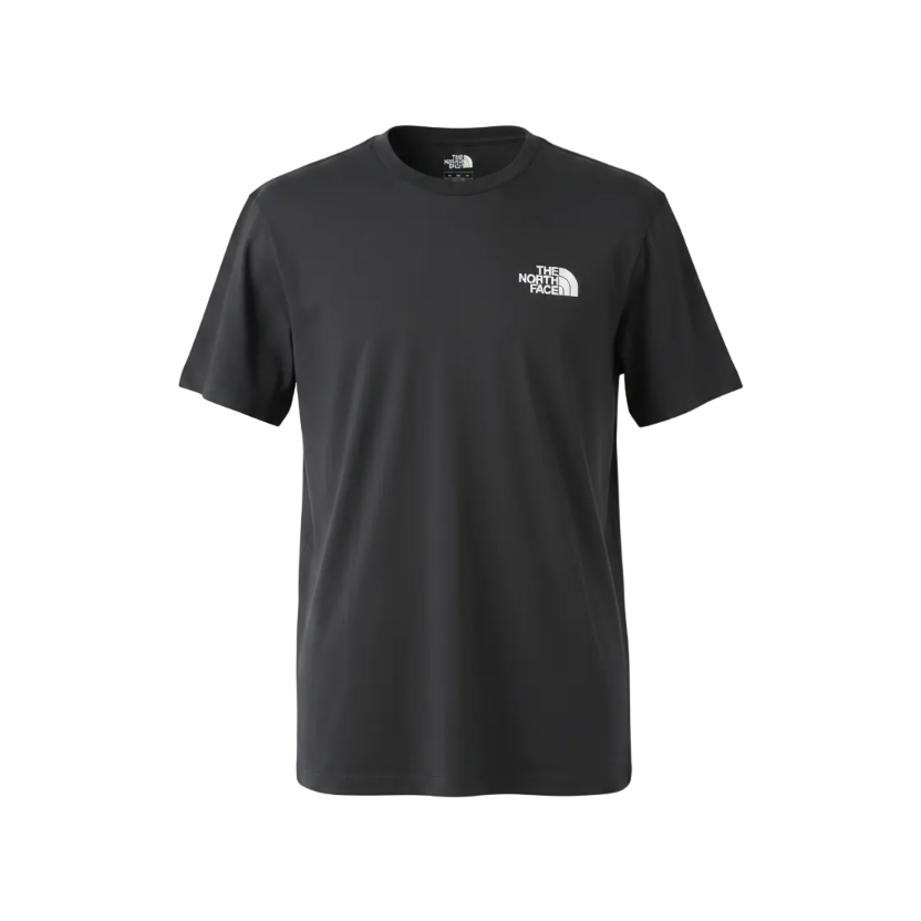 Playera premium negra de The North Face con logotipo en blanco en la espalda, talla XL, diseñada por Selah Boutique