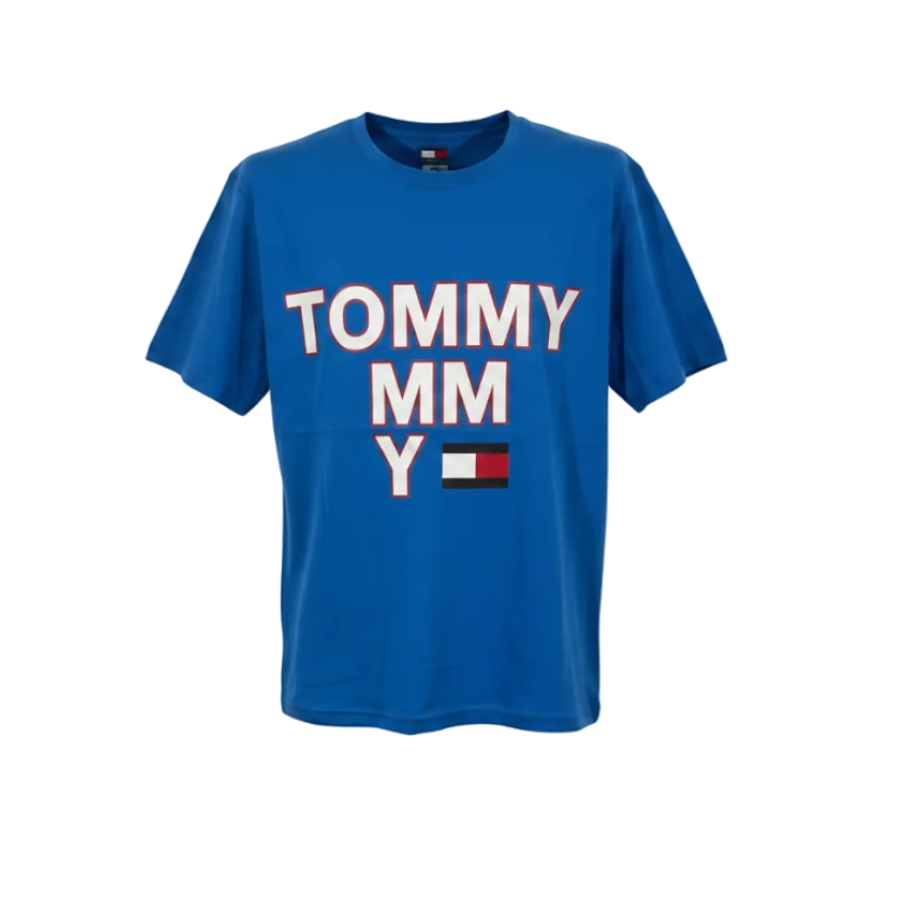 Playera premium Tommy azul rey XL de la marca Selah Boutique, vista frontal con detalles de la prenda.