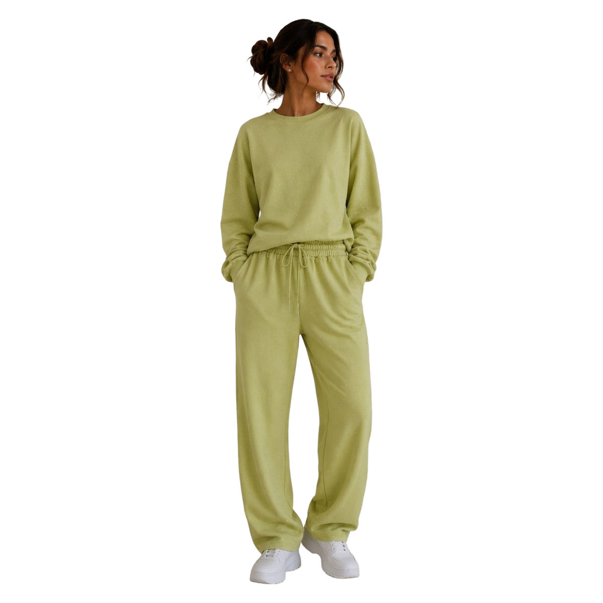 CONJUNTO PANTS BRILLOS