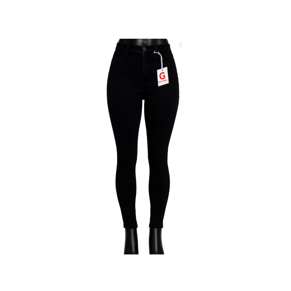 PANTALON ENTUBADO NEGRO LISO