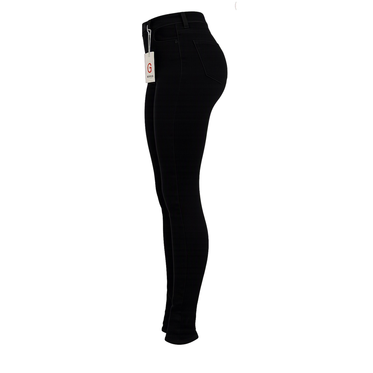 PANTALON ENTUBADO NEGRO LISO
